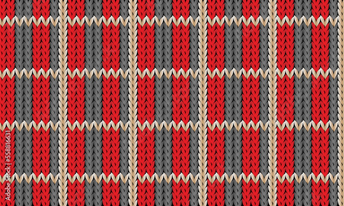 plaid knit texture design, for winter, holidays and background.