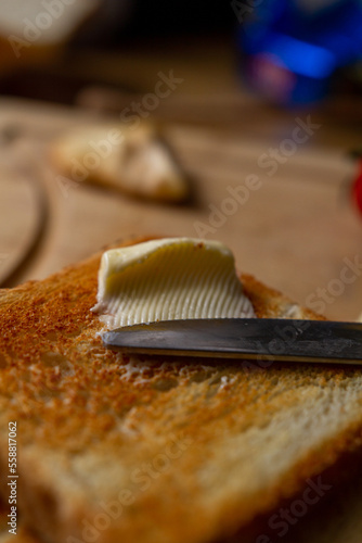 a sandwich for a morning breakfast at home and at work