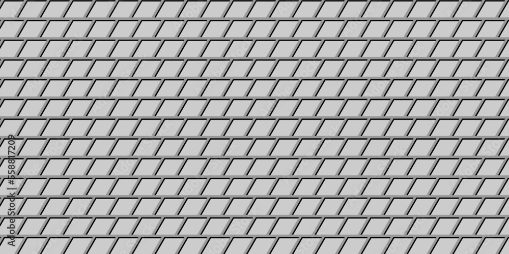 White geometric grid background. Modern abstract vector texture.