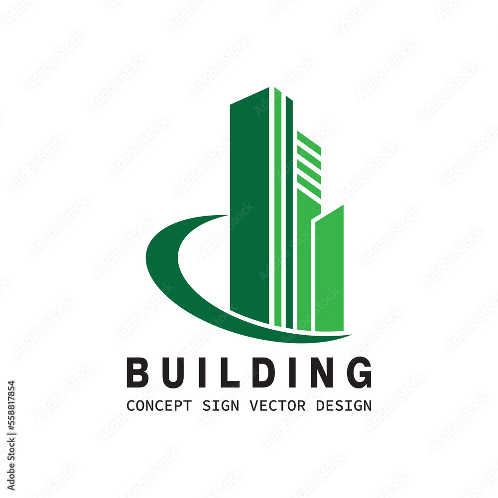 Building construction logo vector template. Building construction logo vector template.