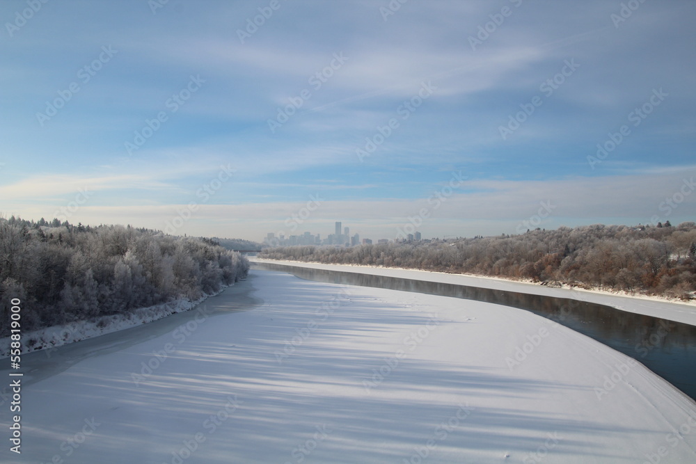 Winter In The River Valley, Edmonton, Alberta Winter In The River Valley, Edmonton, Alberta