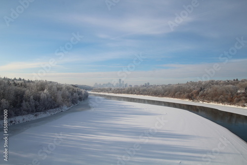 Winter In The River Valley, Edmonton, Alberta © Michael Mamoon