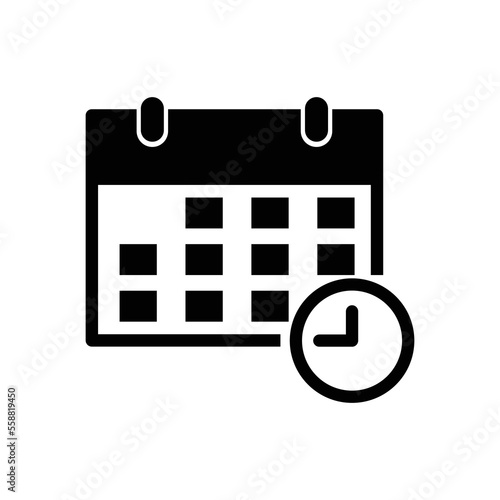 calendar icon vector. Calender symbol