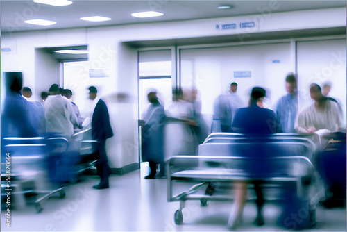 Blurry hospital scene, idea...