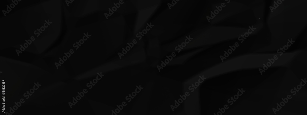 Dark Black facbric paper backdrop crumpled texture. dark black textured crumpled black paper background. panorama black paper texture background, crumpled pattern. Dark Black facbric paper backdrop crumpled texture. dark black textured crumpled black paper background. panorama black paper texture background, crumpled pattern.