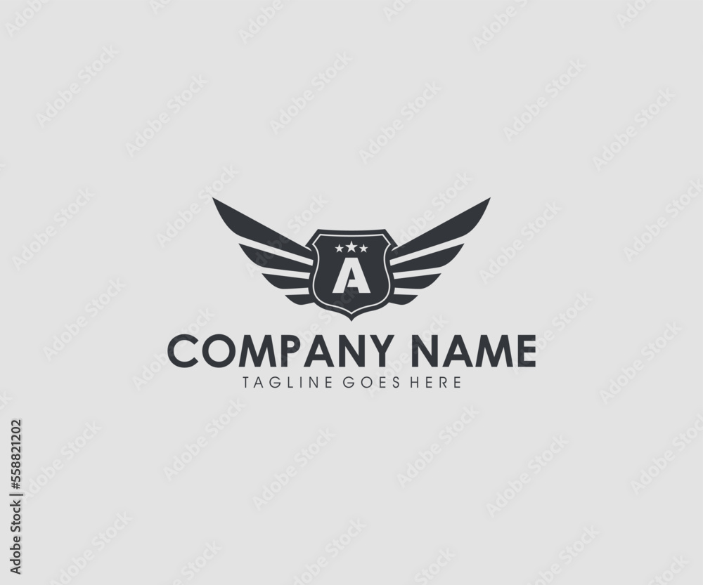 Logo Initial Letter A Vector Design Template Illustration Logo Initial Letter A Vector Design Template Illustration