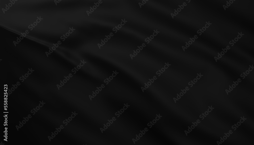 black satin background fabric cloth wave 3d black satin background fabric cloth wave 3d