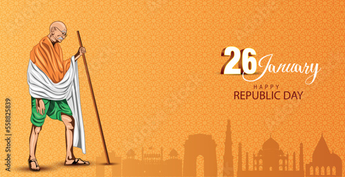 Foto happy Republic day india