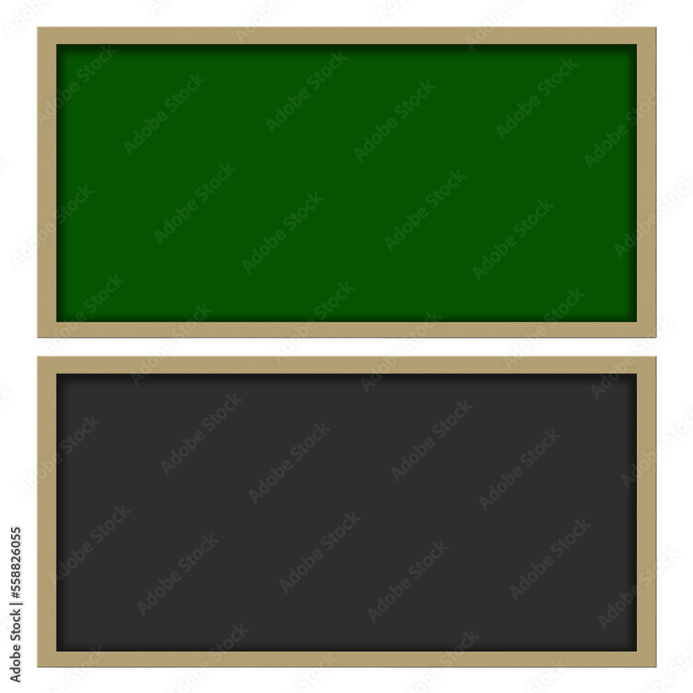 Green and black chalkboard png illustration used for school education