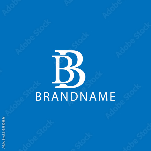 BB letter design for logo and icon.BB monogram logo.vector illustration with black background.