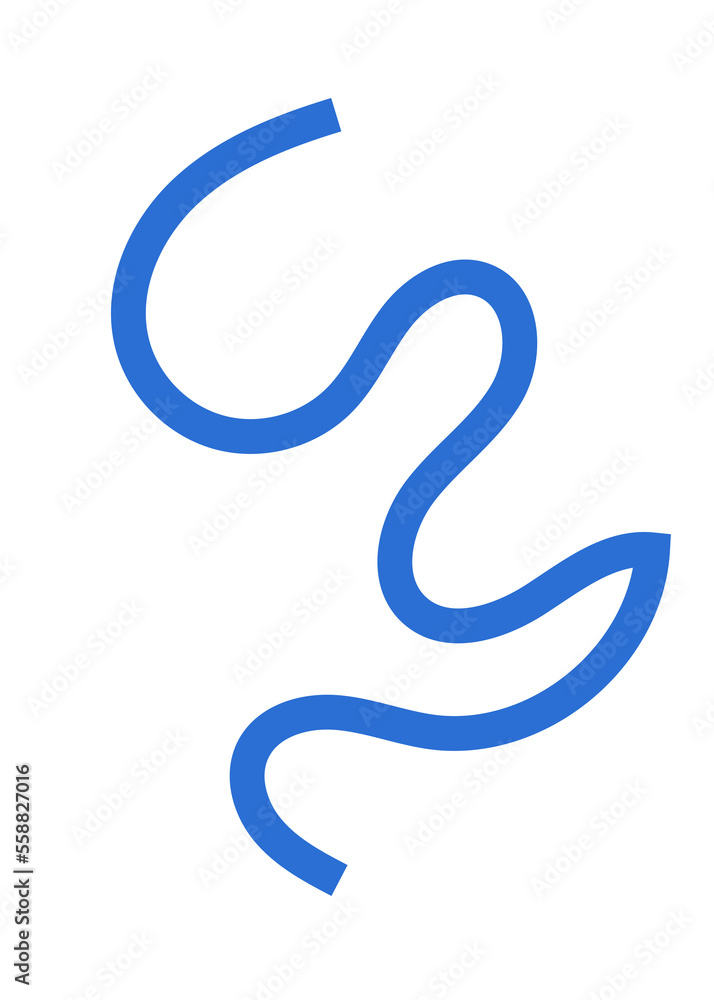 Colourful Squiggly Lines Design Colourful Squiggly Lines Design