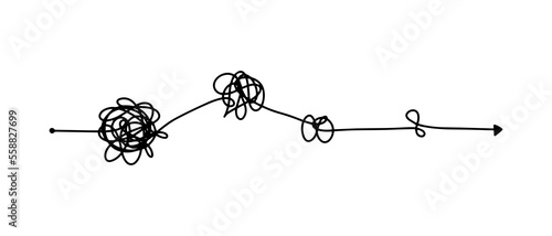 hand drawn of tangle scrawl sketch. Abstract scribble, Vector illustration.