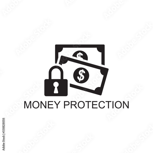 money protection icon , safety icon