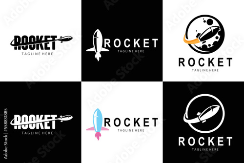 Rocket Logo Design, space exploration vehicle