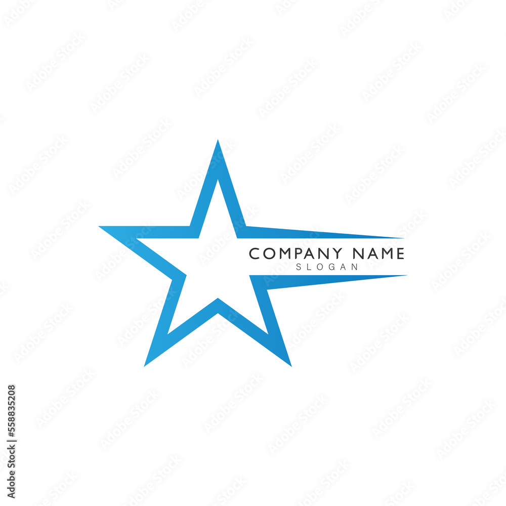 Star Logo Vector Template Design Illustration Star Logo Vector Template Design Illustration