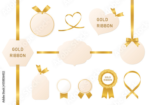 ゴールドリボンフレーム3