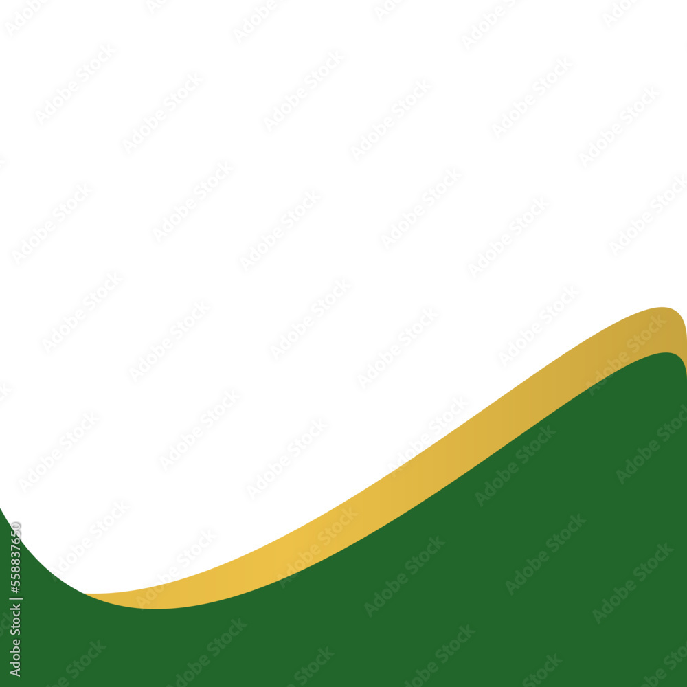 Green and Gold Flat Curve 4 Green and Gold Flat Curve 4