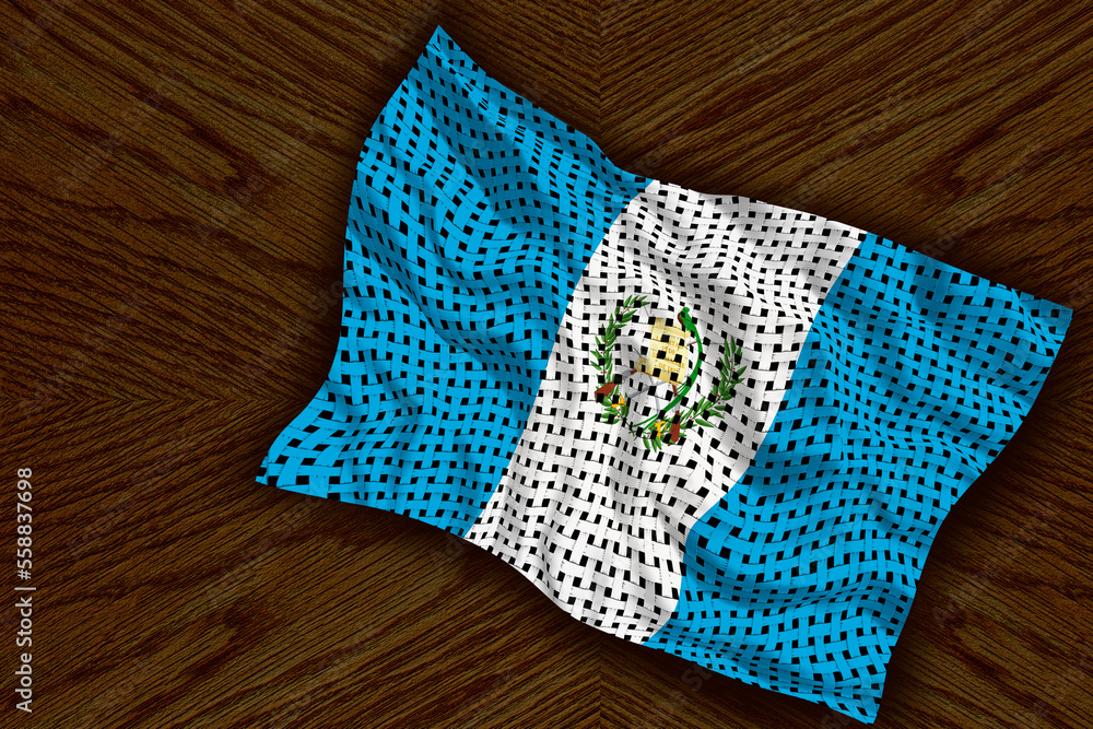 National flag of Guatemala. Background with flag of Guatemala National flag of Guatemala. Background with flag of Guatemala