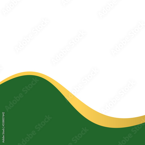 Green and Gold Flat Curve 7