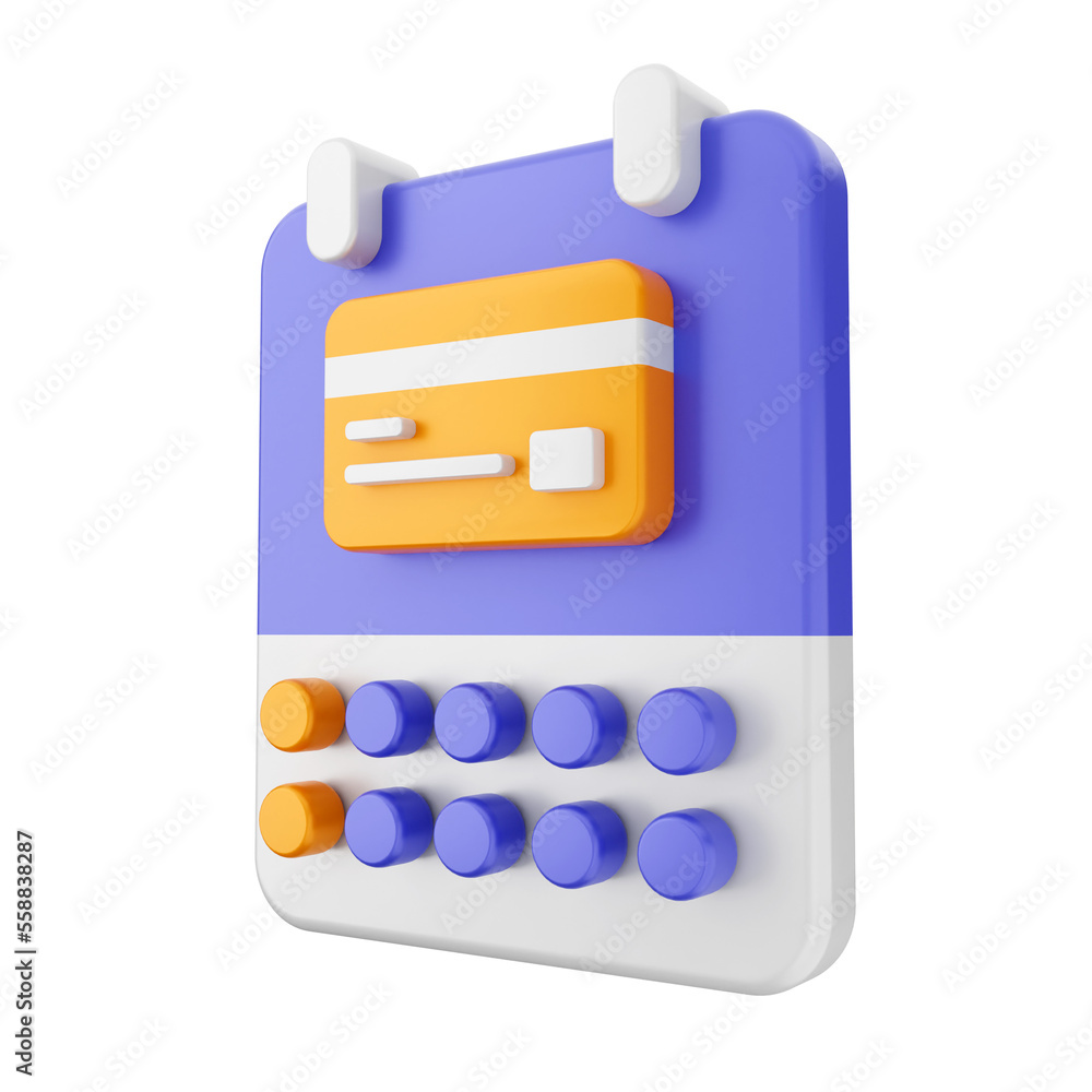 3d calendar date icon illustration 3d calendar date icon illustration