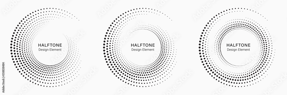 Circle halftone spiral backdrop. Dotted abstract concentric circle. spiral, swirl, twirl element. Circular and radial dots helix. Design element for multipurpose use. Circle halftone spiral backdrop. Dotted abstract concentric circle. spiral, swirl, twirl element. Circular and radial dots helix. Design element for multipurpose use.