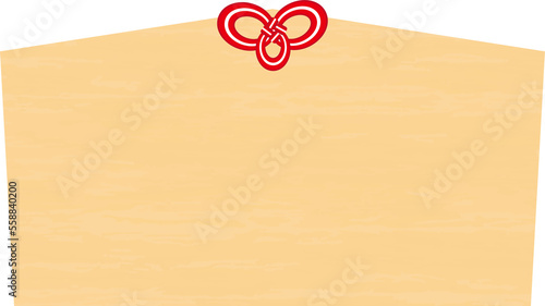 無地のコピースペース用の絵馬のイラスト