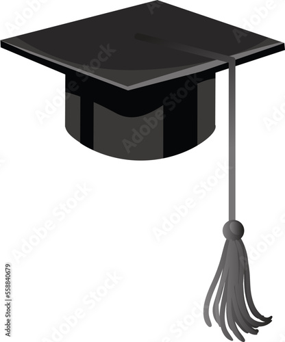 graduation cap and diploma vactor fill