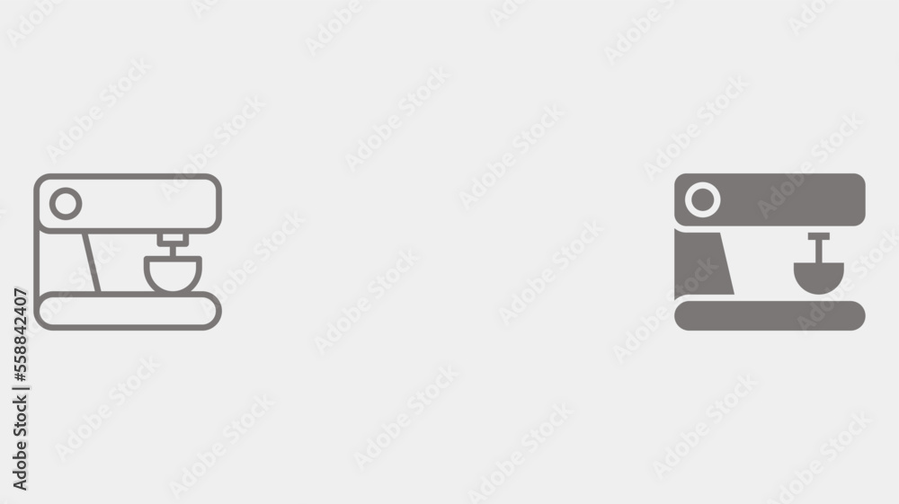 Kitchen mixer vector icon sign symbol Kitchen mixer vector icon sign symbol
