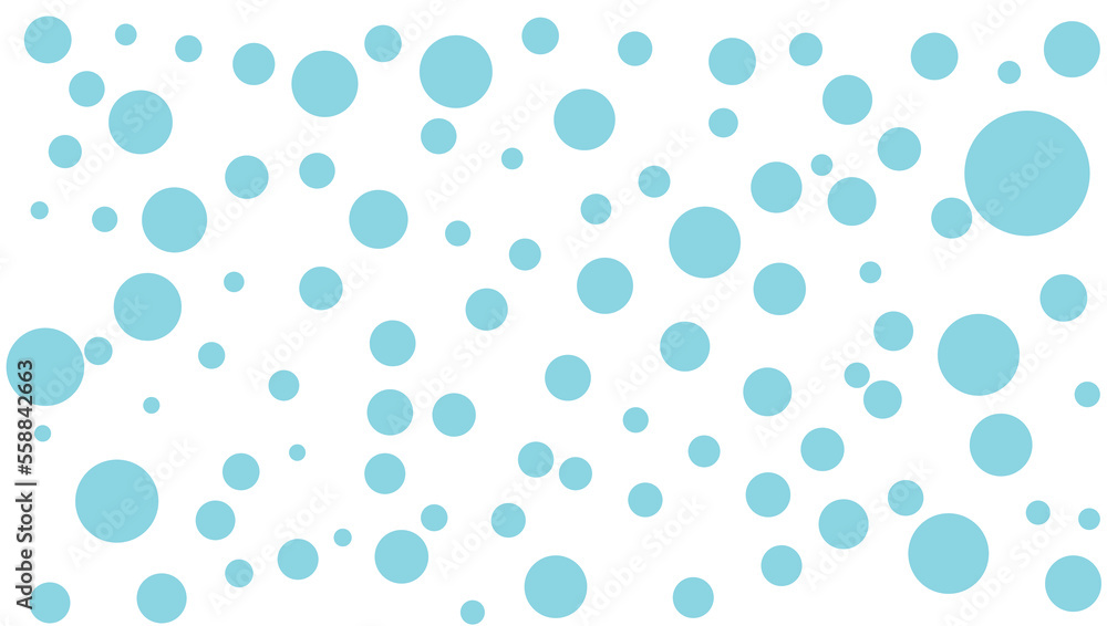 Abstract blue purple polka dot geometric vector background pattern