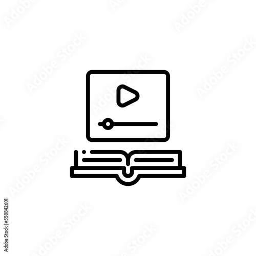 online video book icon
