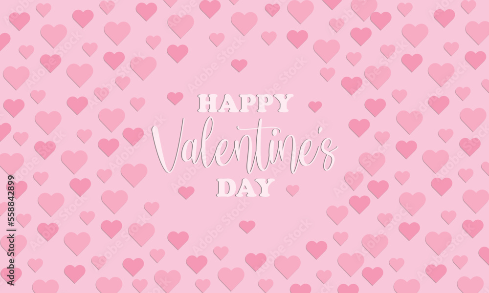 pink background with heart