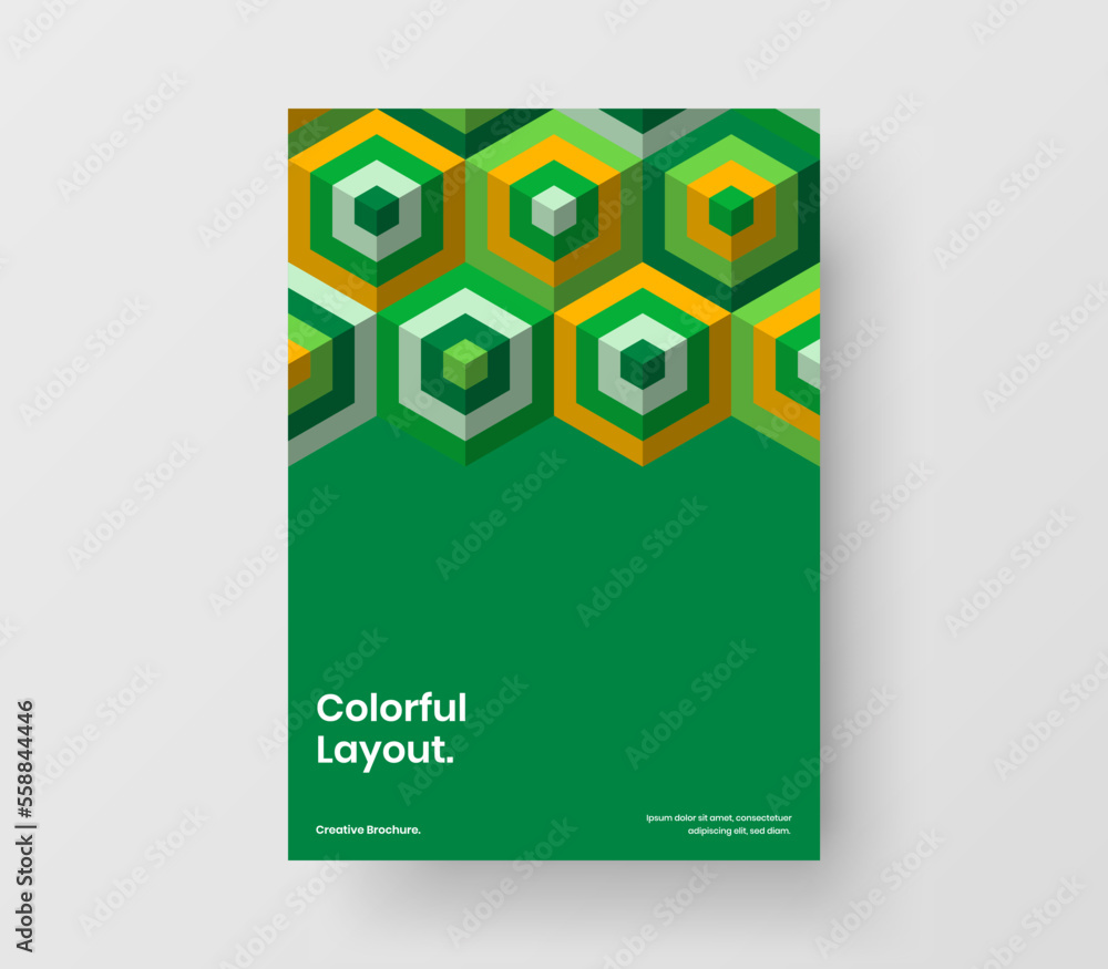 Bright mosaic tiles book cover concept. Modern front page vector design template. Bright mosaic tiles book cover concept. Modern front page vector design template.