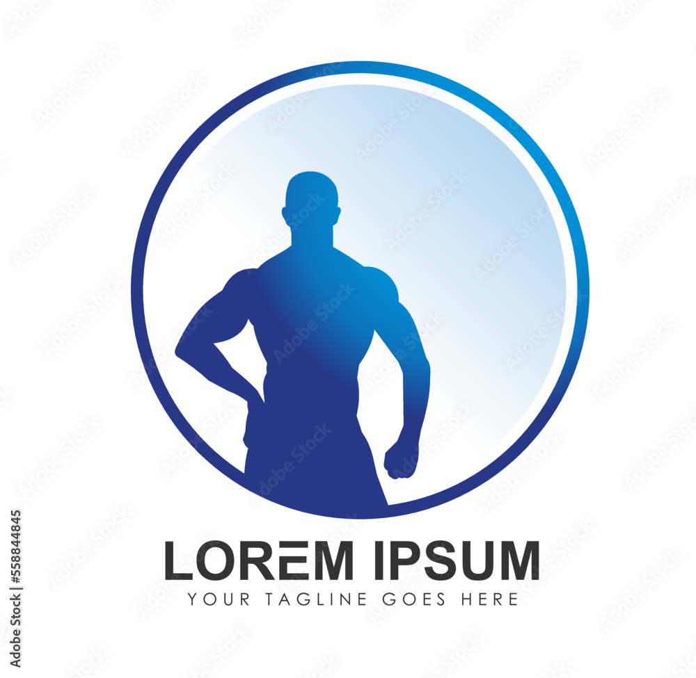 Sport Fitness Circle Logo Template Vector Icon Sign illustration in white background isolated Sport Fitness Circle Logo Template Vector Icon Sign illustration in white background isolated