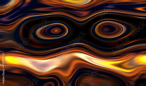 abstract liquid wave background, flowing liquid, Generative AI Art