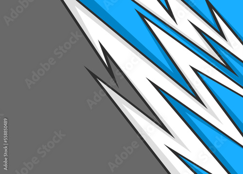 Abstract racing background with sharp arrow pattern and with some copy space area