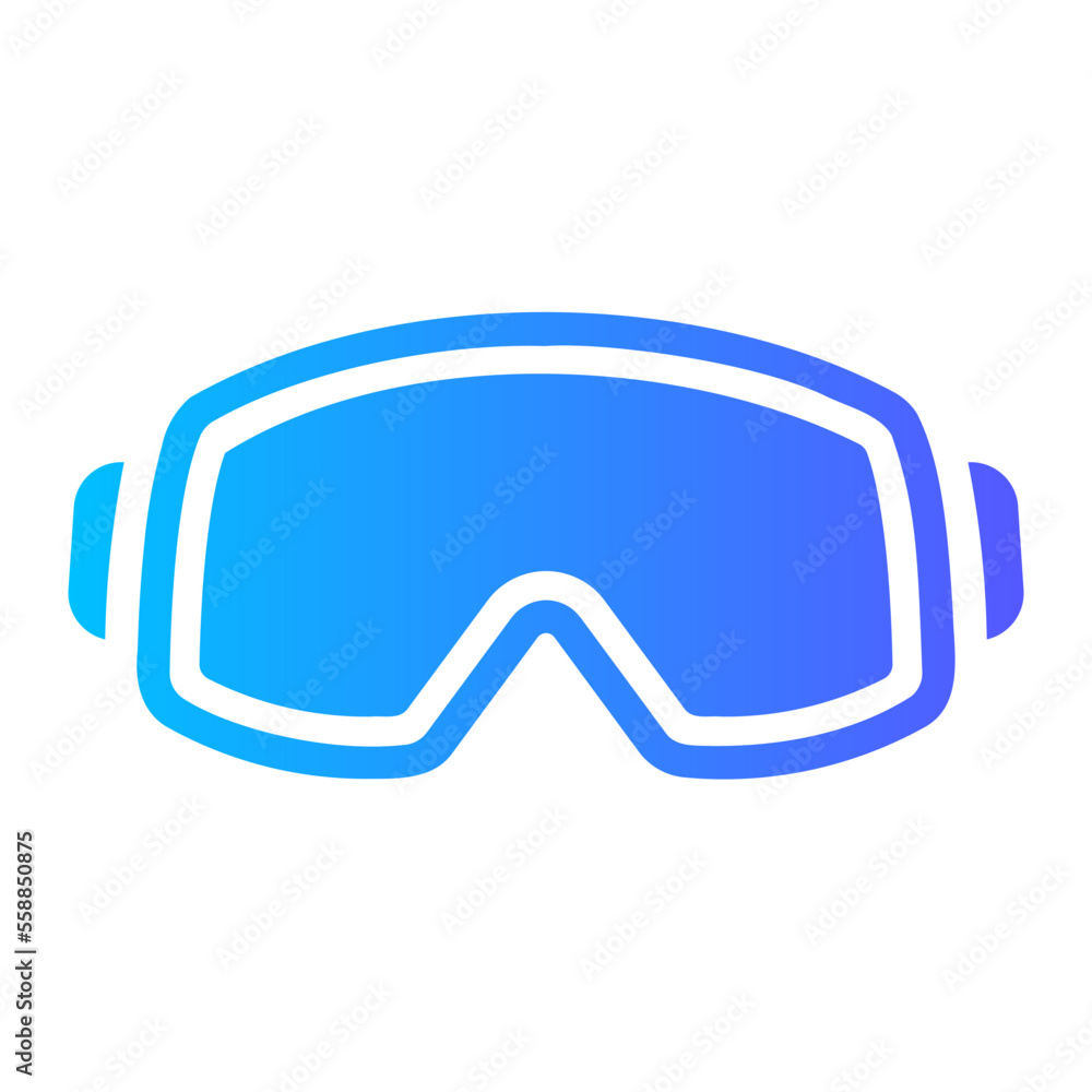 goggle gradient icon goggle gradient icon