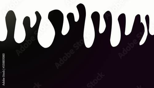 Liquid black and white abstract background vector