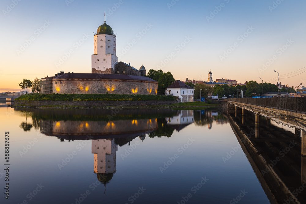 In the old town of Vyborg