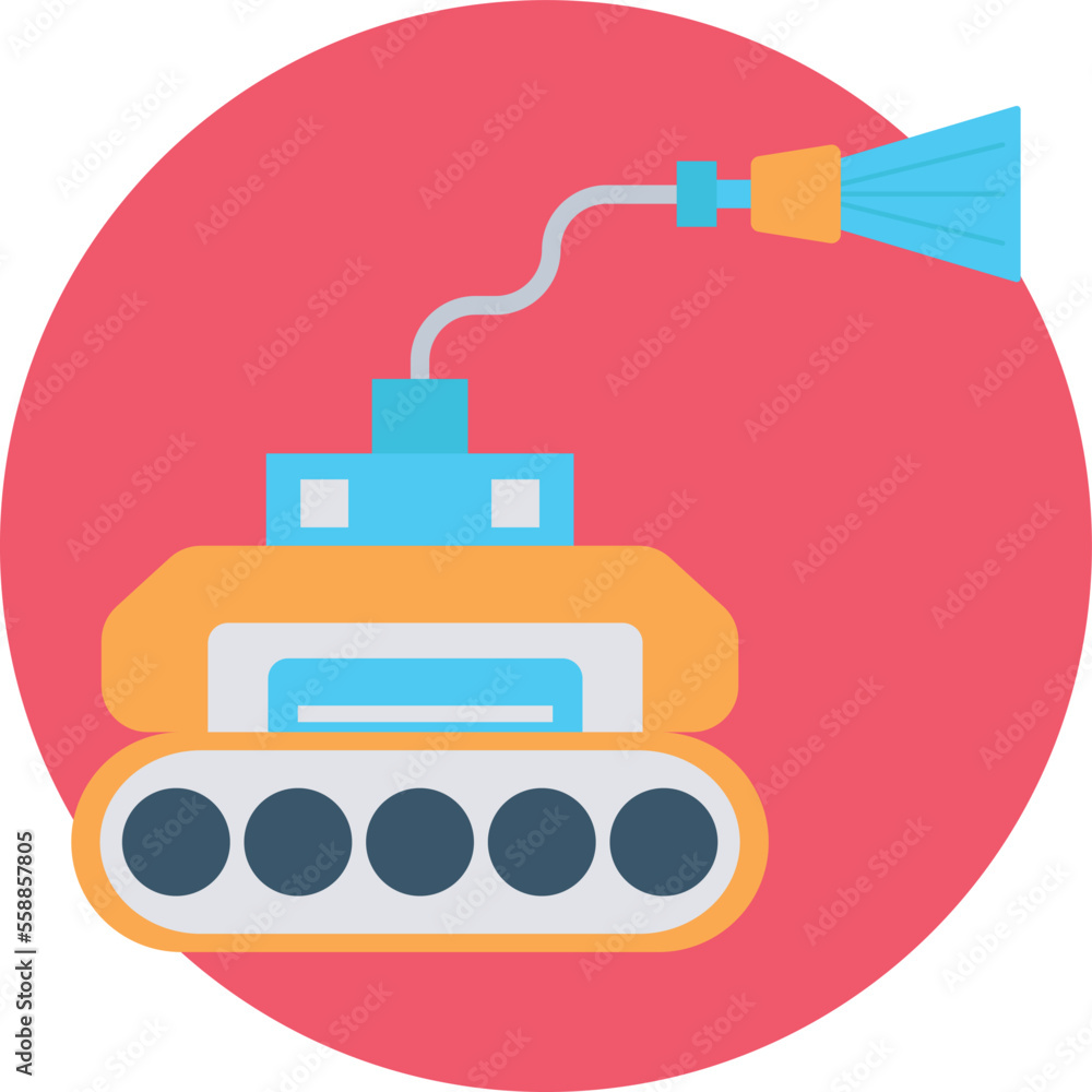 Home Cleaner Robot Vector Icon
Home Cleaner Robot Vector Icon