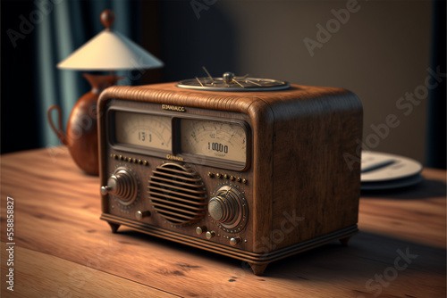 world radio day, radio, antique radio, Generative Al