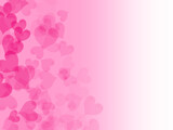 Valentine Day Heart Background Illustration