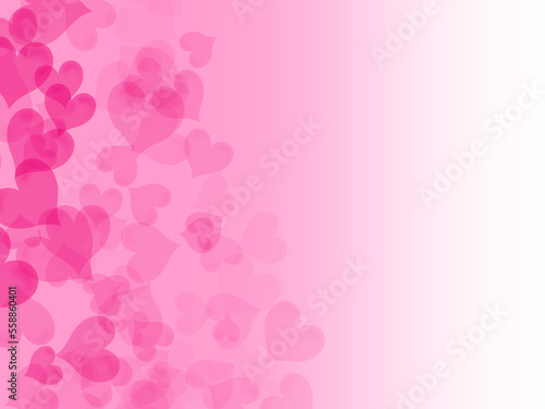 Valentine Day Heart Background Illustration