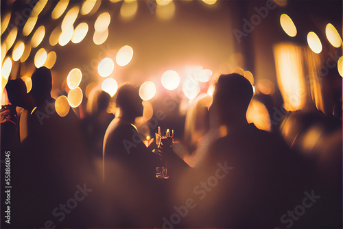 Blurry image of a wedding p...