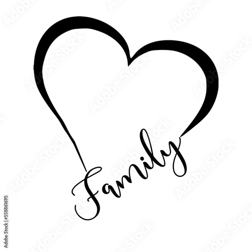 Family Heart Shape