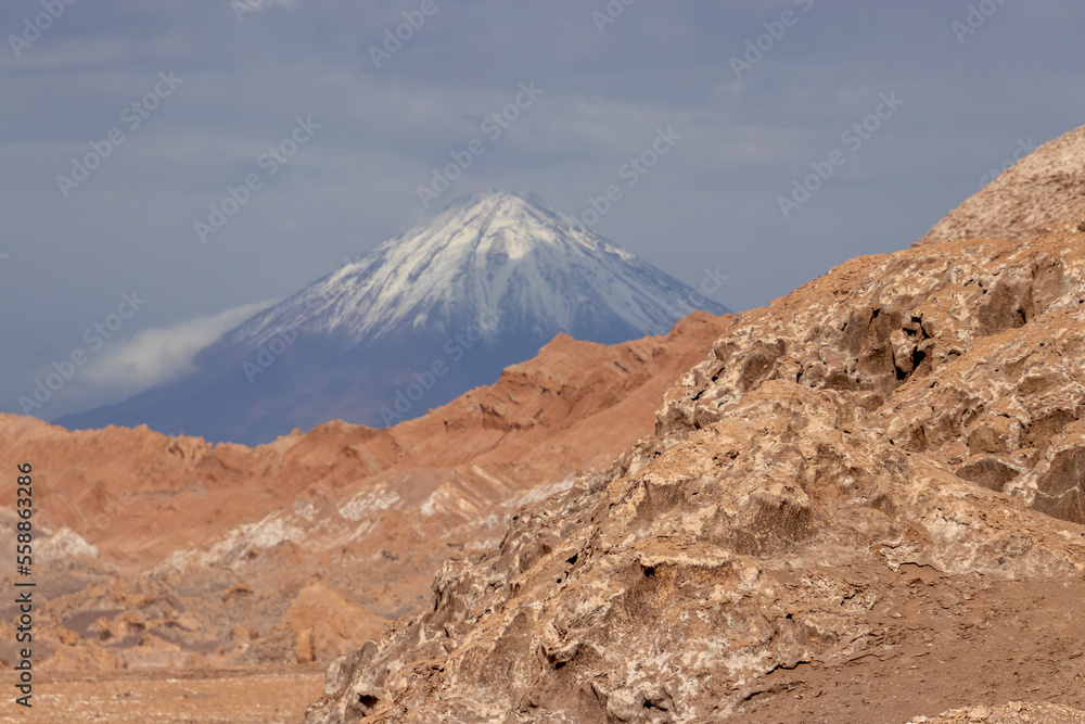 Volcano Lascar Atacama Desert Chile
