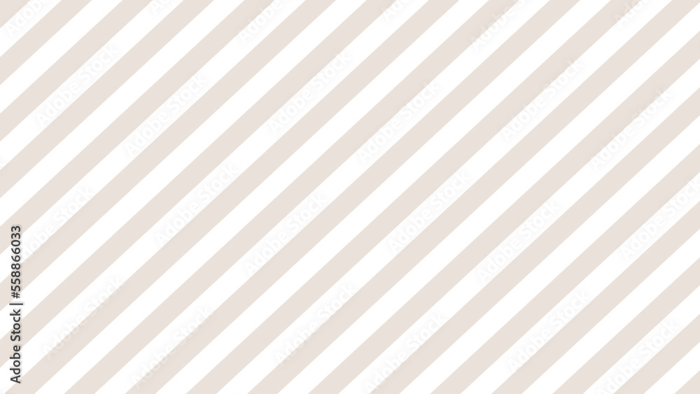 Beige and white diagonal striped background - obrazy, fototapety, plakaty 