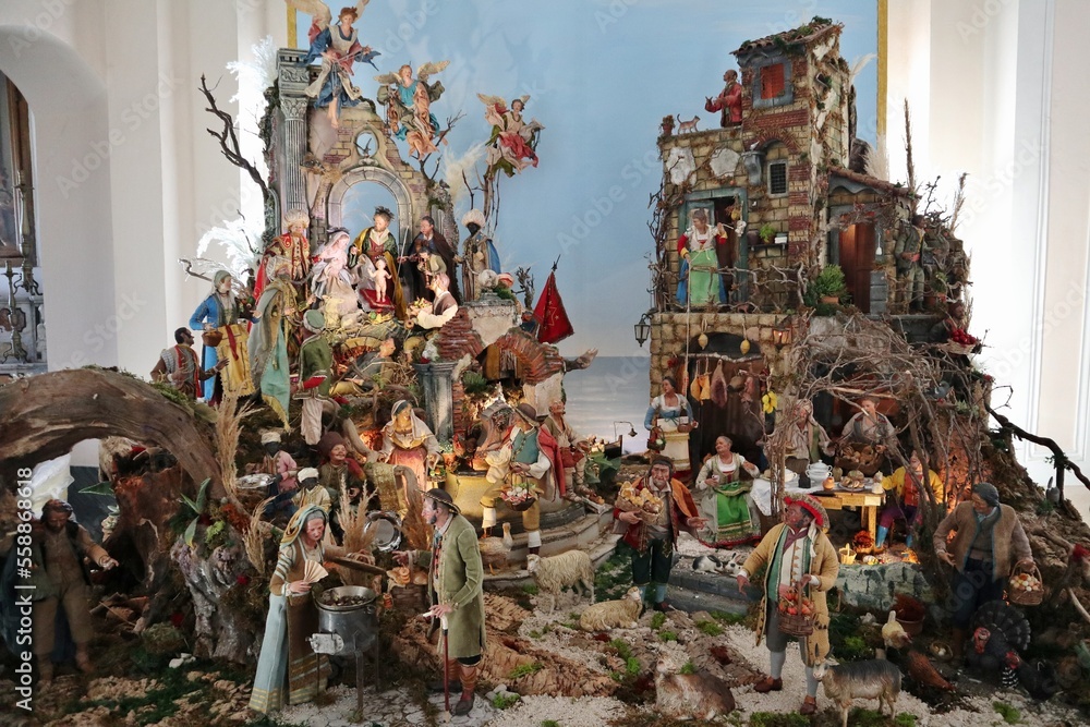 Raito - Presepe della Chiesa di Santa Maria delle Grazie