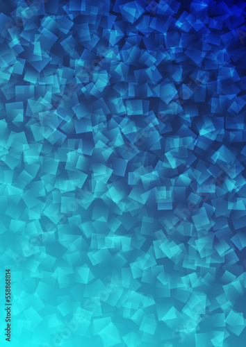 Background of geometric shapes. Vector illustration of a set of square shapes arranged randomly. Sketch for creativity.