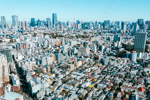 東京の都市風景 恵比寿ガーデンプレイスからの眺望