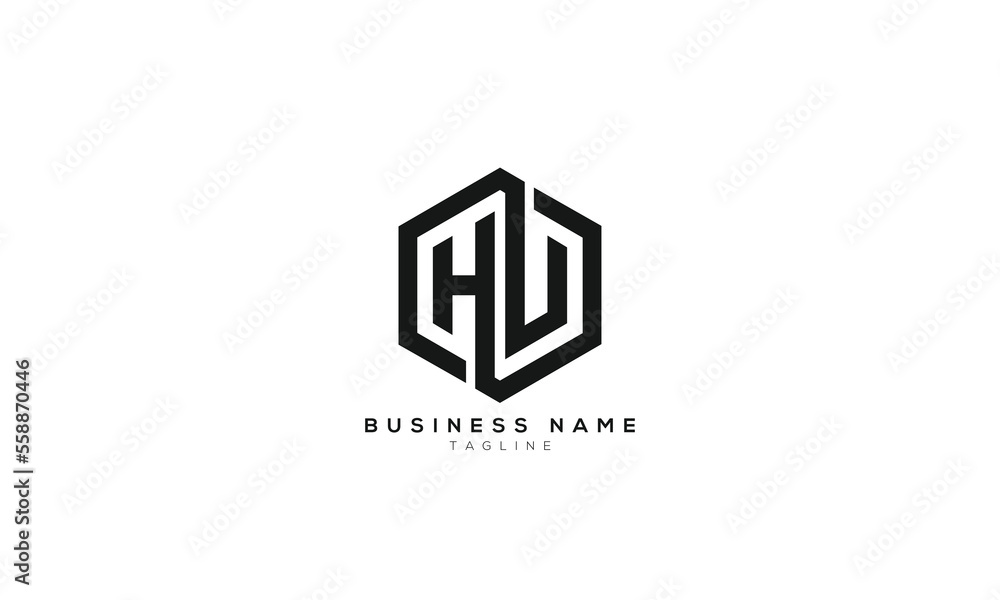 HU, UH, HV, VH, HL, LH, HD, DH, HI, IH, Abstract initial monogram letter alphabet logo design HU, UH, HV, VH, HL, LH, HD, DH, HI, IH, Abstract initial monogram letter alphabet logo design